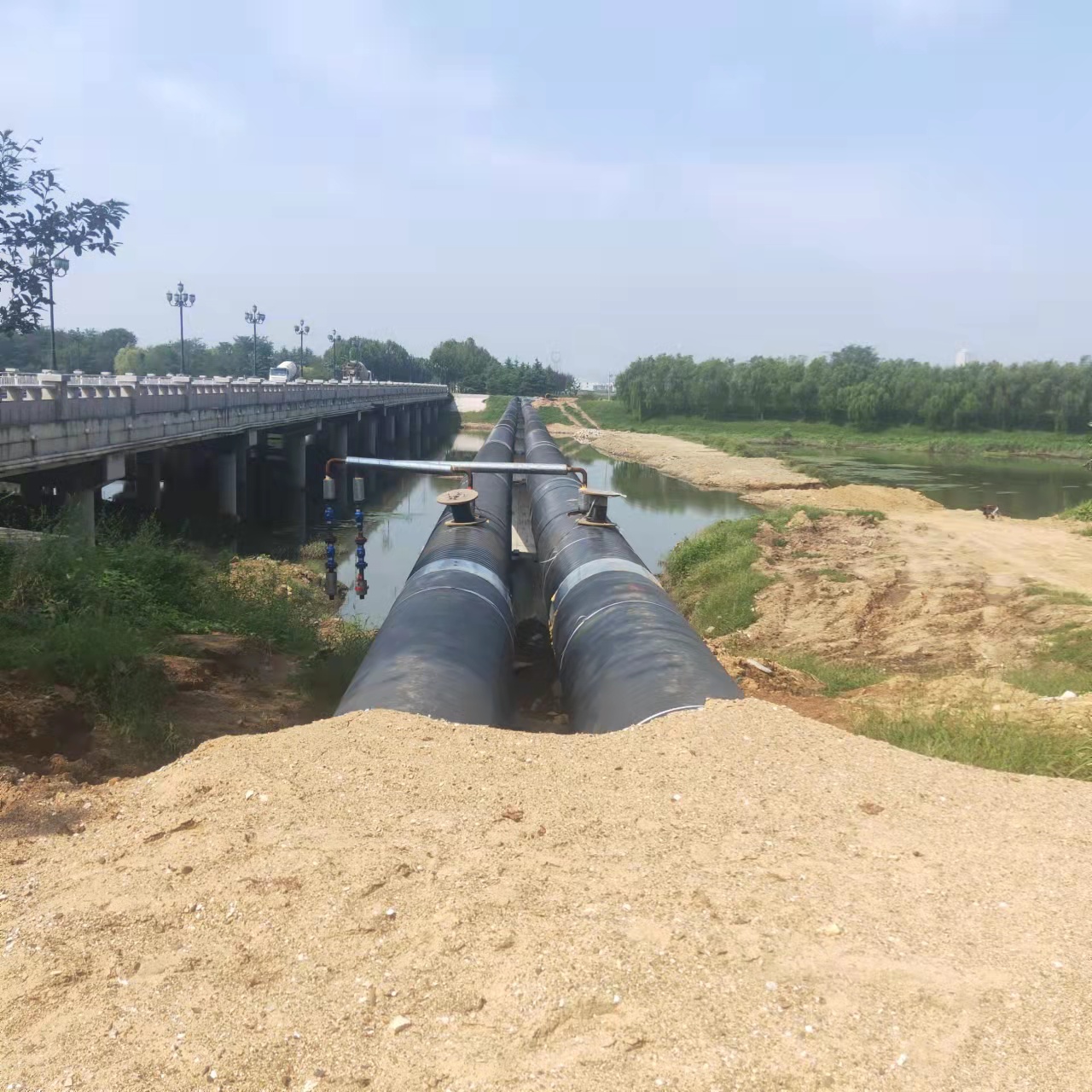 垫江化工厂管道输油管道清洗